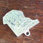 Vintage Maryland Old Line State Map Wells Sterling Silver Charm — photo 6
