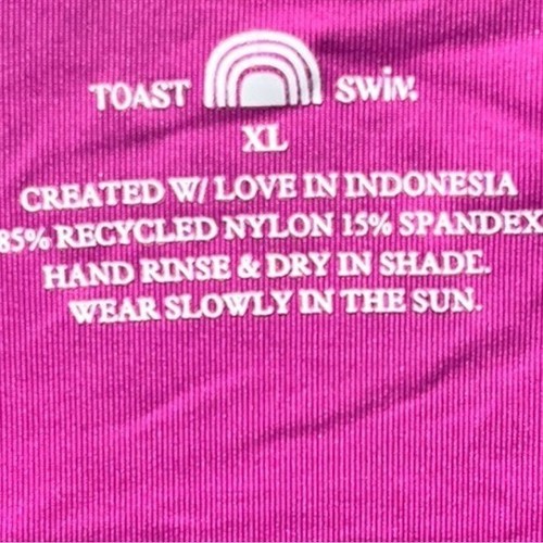 🌻NEW w.tags Free People x Toast Signature Surf Suit in Purple Orchid Size XL. - Picture 9 of 12