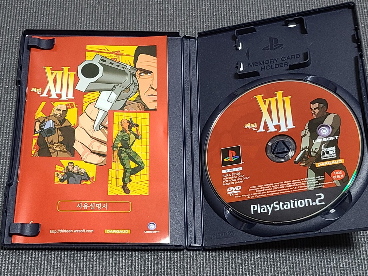 Sony PlayStation2 XIII Thirteen 13 Retro Game Korean Version