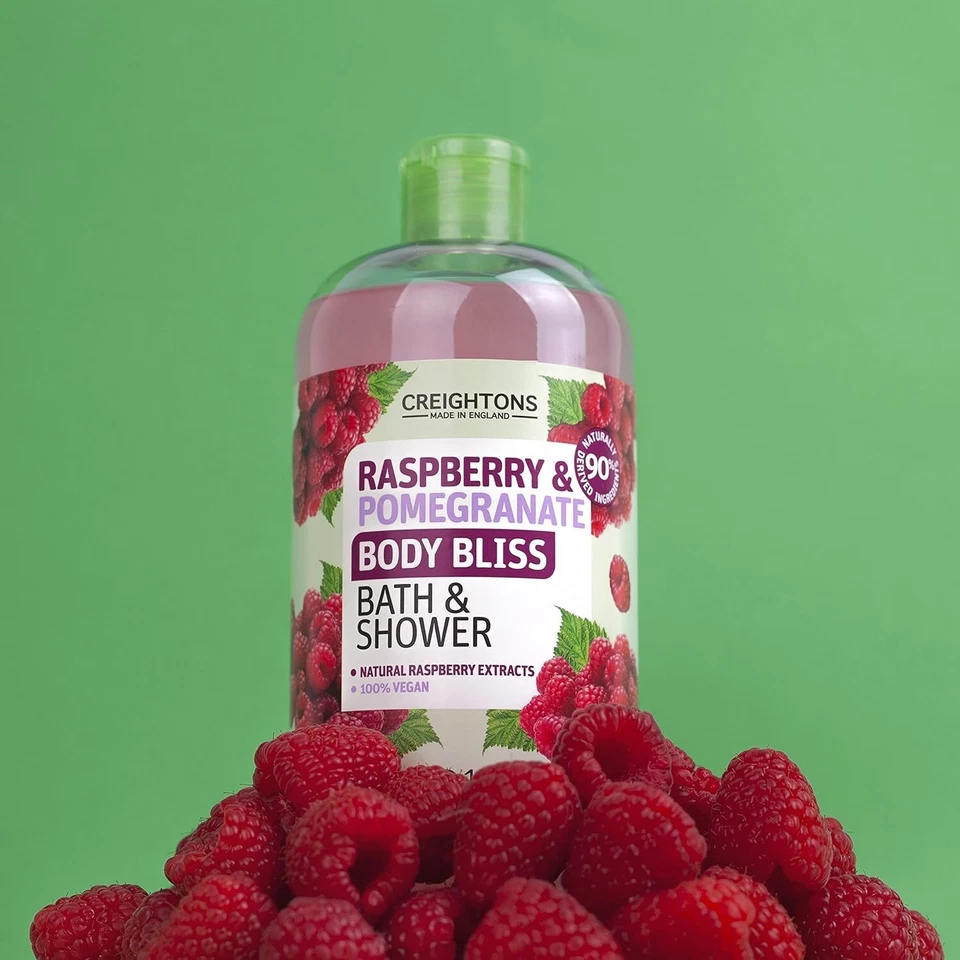 Creightons Body Bliss Raspberry and Pomegranate Bath and Shower Gel (500ml) - Image 2 of 4