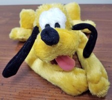 WALT DISNEY WORLD  PLUTO  9" BEAN BAG PLUSH STUFFED ANIMAL