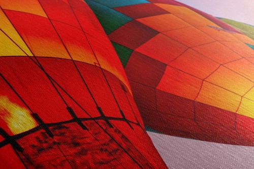 Hot Air Balloon Morning Glow Art, Albuquerque Balloon Festival Decor, New Mexico - Picture 5 of 14