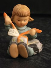 Göbelfigur Berta Hummel BH Mädchen Geschenk to a good girl Göbel Figur Mini