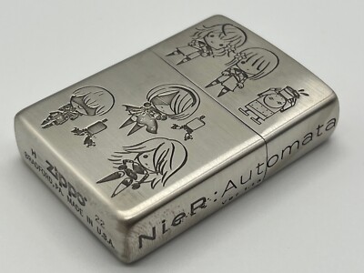 【本日削除】ZIPPO ニーアオートマタ A 2B Zippo NieR: Automata 2B A2 Deformed Character Girls Silver