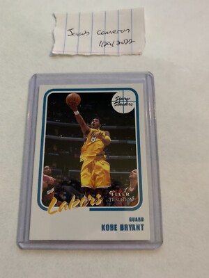Kobe Bryant Lakers 2001 Fleer Tradition Sharp Shooters 3 of 20 SS 010621ATCD