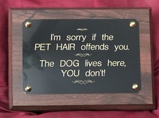 Dog Lover's Plaque