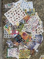 Vintage Lot Thousands Of Stickers Scrapbooking Scrapbook Disney Clifford  
