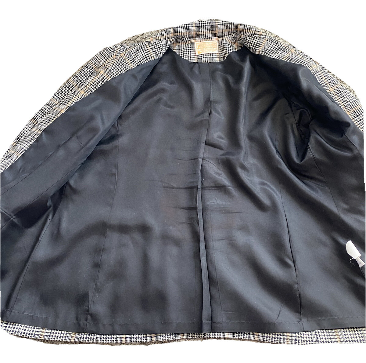 PENDLETON 100% Virgin Wool 2 Button Black/Tan/Whi… - image 9