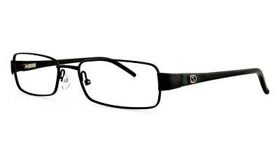 rare GUCCI GG2715 66A 52mm Black GG Web Eyeglasses Frames 