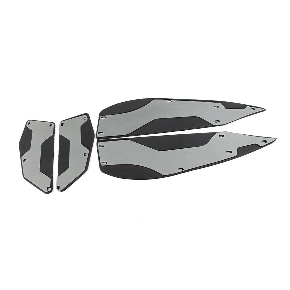 New Aluminum Floorboard Kit Footboards Foot Pedals for Yamaha XMAX300