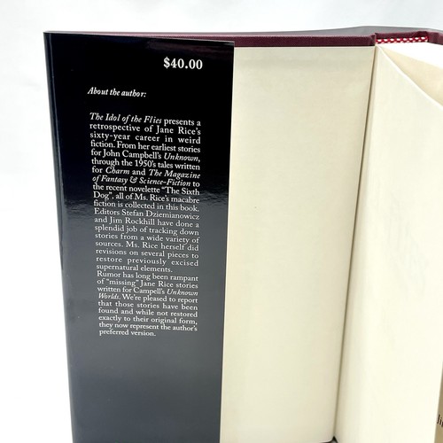 The Idol of the Flies & Other Stories Jane Rice Midnight House Limited Numbered - Picture 5 of 16