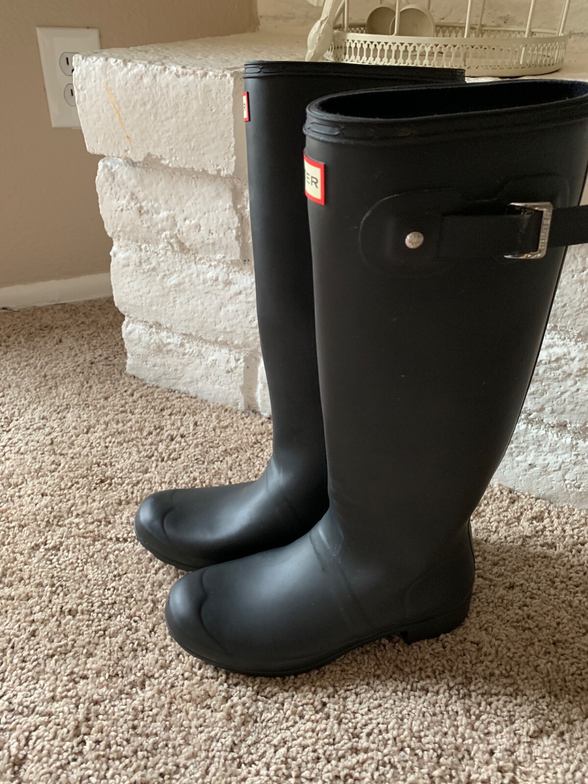 Originally 150.00 Hunter Original Tall Gloss Rain BOOTS BOOTS BOOTS 971 Black 8 US 39 EU 63f4fd Originally 150.00 Hunter Original Tall Gloss Rain BOOTS BOOTS BOOTS 971 Black 8 US 39 EU 63f4fd