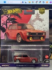 '73 Honda Civic Custom  2024 Hot Wheels Japan 4 Historics Car Culture Case B