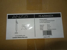 ANZZI FS-AZ0042CH Havasu Series  2-Handle Claw Foot Tub Faucet with Hand Shower,