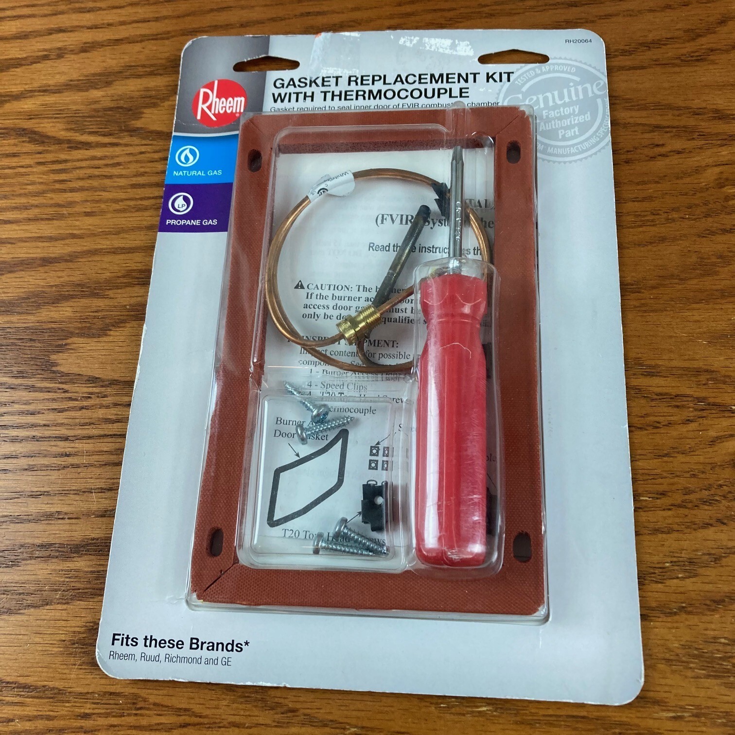 Rheem RH20064 Gasket Replacement Kit with Thermocouple NEW eBay