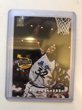 shaquille o'neal 1992-1993 frequent flyers air shuttle basketball card #358