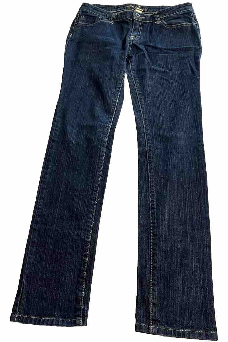 Zoo York Jeans Skinny Women's Dark Blue Denim Sz. 7 Jr.s W27 Zoo York Jeans Skinny Women's Dark Blue Denim Sz. 7 Jr.s W27