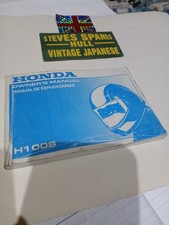 HONDA H100S ,OWNERS HANDBOOK ,GENUINE 00X38-KE6-6300