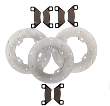 2016 Arctic Cat TBX 700 SE EPS ATV Front & Rear Brake Pads & Brake Rotors
