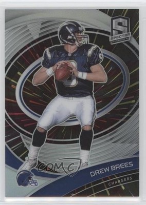 2021 Panini Spectra Hyper Prizm 20/75 Drew Brees #123 HOF 0e3p