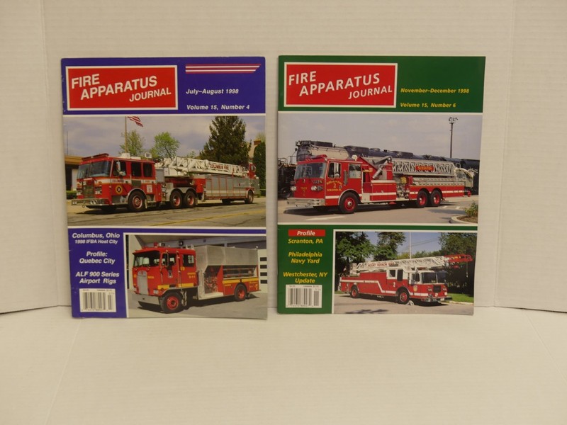 Fire Apparatus Journal - Volume 15 number 4 and 6 - 1998