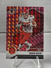2021 Panini Mosaic - Variations AFC Travis Kelce #240 Camo Pink Mosaic Prizm