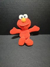 VINTAGE 1997 TYCO SESAME STREET BEANS ELMO 8" PLUSH TOY