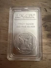1 oz .999 Fine Silver Bar Produced by APMEX (American Precious Metals Exchange)