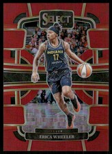 2024 Panini Select WNBA #19 Erica Wheeler Red Prizms #/149