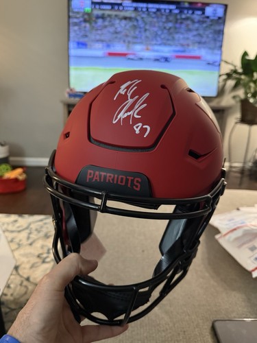 Rob Gronkowski Signed New England Patriots Speedflex Full Authentic Radtke - Picture 6 of 9