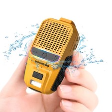 Clip on Bluetooth Speaker with RGB/Flashlight, Wearable Waterproof Shower Spe...