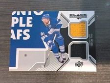 13/14 Black Diamond - Phil Kessel double Diamond Jerseys game Used-  error patch