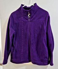 Bass Pro Shops Outdoor Kids Fleece Zip-Up Size XL purple