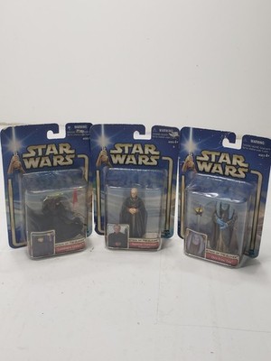 Set Of 3 Star Wars AOTC Luminara Unduli Supreme Chancellor Palpatine Orn Free Ta