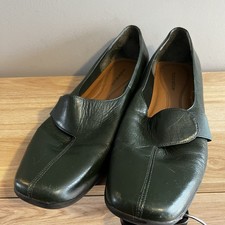 Naturalizer Novel Leather Slip-on Low Wedge Loafers Women's Size 9 M Comfort