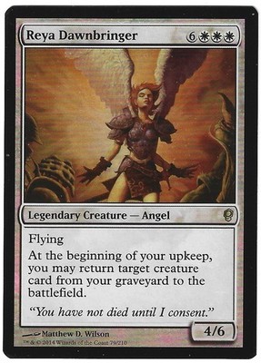 FOIL Reya Dawnbringer / Morgenbringer  - CONSPIRACY -  englisch  (n-mint)  Rare