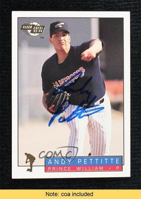 1993-94 Fleer Excel Andy Pettitte #111 Rookie RC 7ut