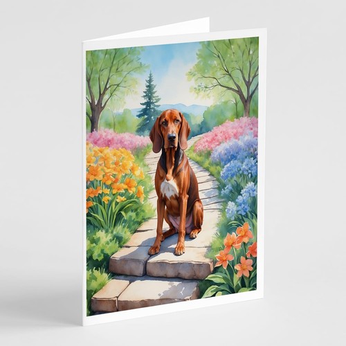 Caroline Treasures Coonhound Nero e Marrone con Bandiera Union Jack