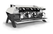 SAN REMO F18 3 GRUPPO NUOVISSIMA MACCHINA DA CAFFÈ ESPRESSO BIANCA E NERA...
