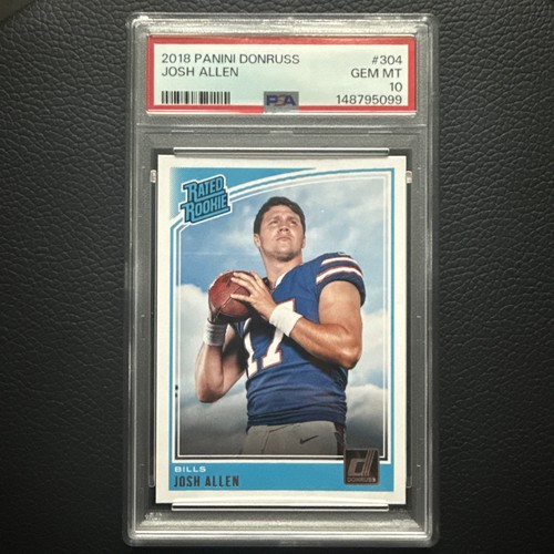2018 Josh Allen Donruss Rated Rookie Card RC #304 PSA 10