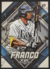 2022 Topps Fire Rookie WANDER FRANCO #128 Tampa Bay Rays RC