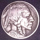 1913-D BUFFALO NICKEL 5C TYP 1, HIGH GRADE
