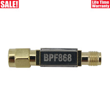 BPF 868MHz SAW Bandpass Filter RF Pass Filter of Compact Size w/ SMA Connectors