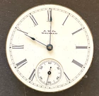 Antique Waltham 1873 Seaside AW Co. Pocket Watch Movement Parts/Repair 6s 7j USA