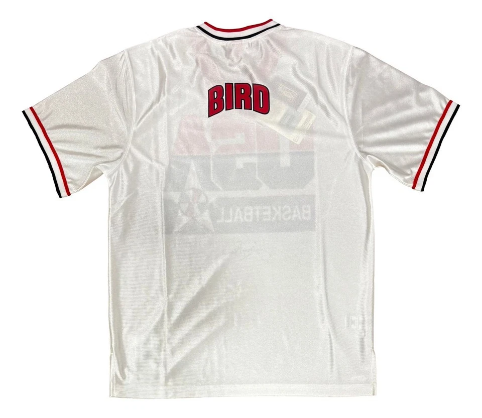 Larry Bird Signed USA M&N Authentic Dream Team Warm Up Shooting Shirt PSA/DNA - Image 3 of 4