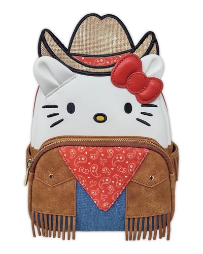 Sanrio Hello Kitty Western Cosplay Womens Double Strap Shoulder Bag Purse