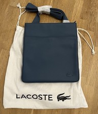 Lacoste Flat Crossover Bag Legion Blue BNWT Dust Bag Included