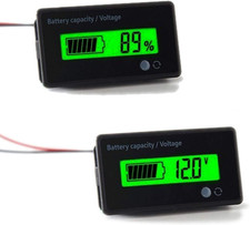 12V 24V 36V 48V 72V 84V Battery Meter, Battery Capacity Voltage Monitor Gauge In