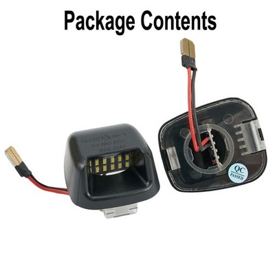 1 Pair For Nissan D40 for frontier Armada Xterra Equator License Plate Light C