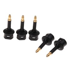 5x Digital Audio Adapter,Optical(Toslink)Female to 3.5mm Mini Male